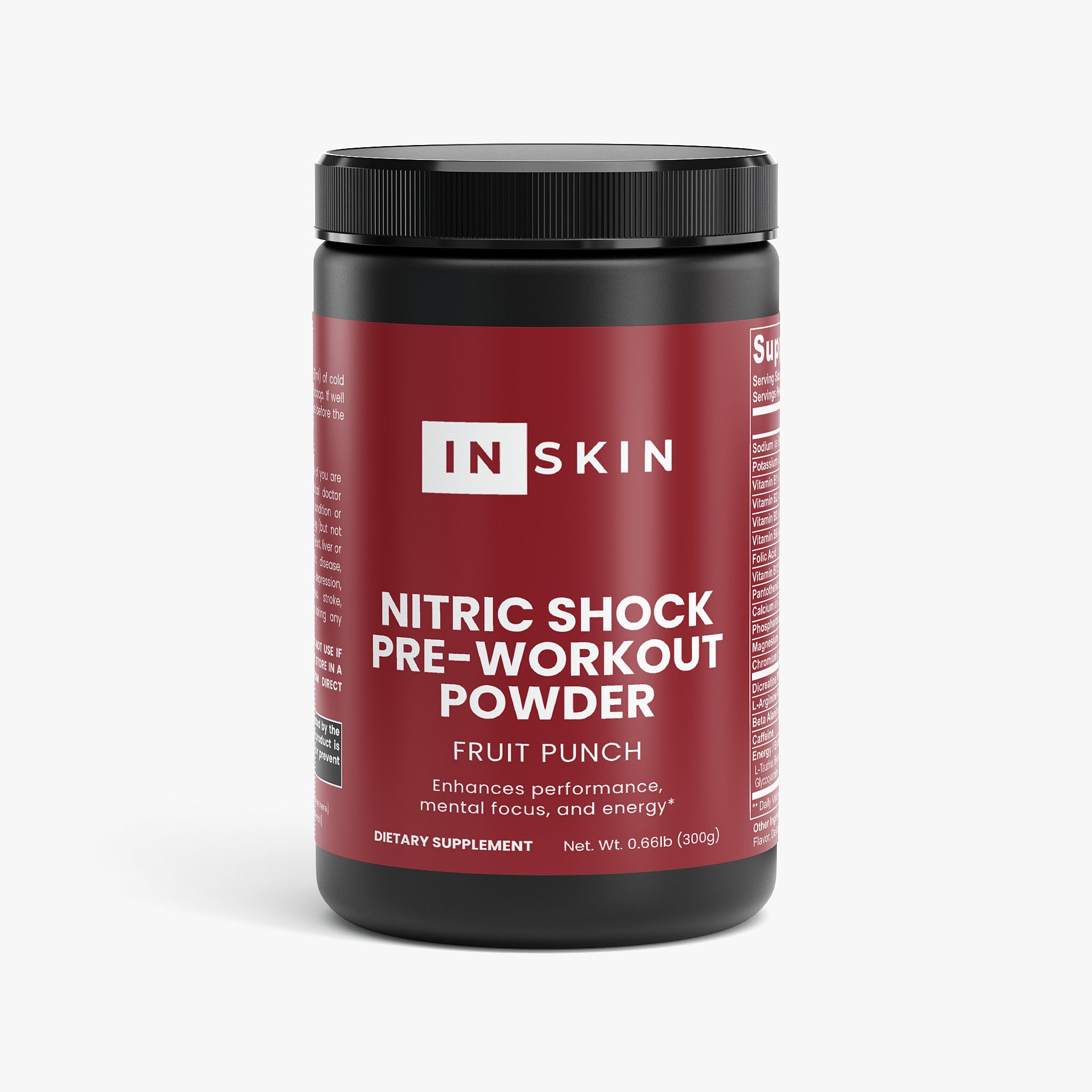 Nitric Shock Pre-Workout Powder (Fruit Punch)